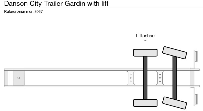 Leasing DANSON City Trailer Gardin with lift DANSON City Trailer Gardin with lift: afbeelding 14