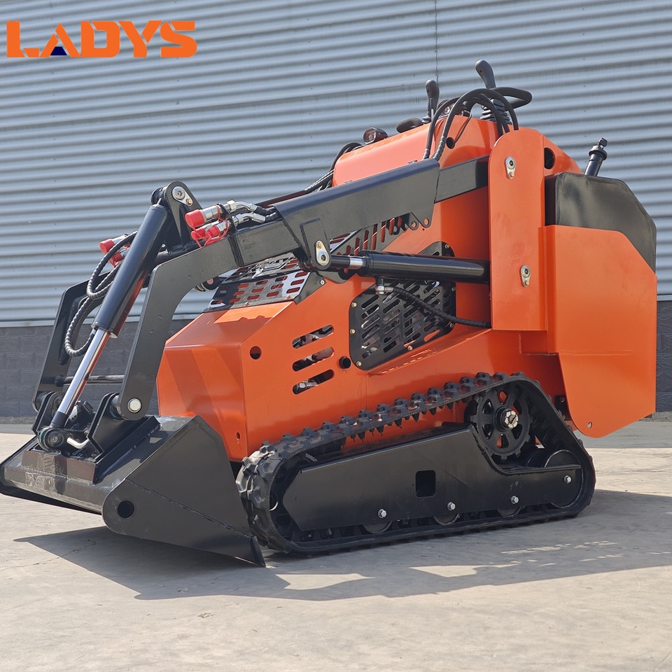 LADYS Free Shipping Mini Skid Steer Loader Compact Track Electric/Diesel Chinese Mini Skid Steer Loader For Sale With Mini Skid Steer Attachments 4 In 1 Bucket - Schranklader: afbeelding 4 LADYS Free Shipping Mini Skid Steer Loader Compact Track Electric/Diesel Chinese Mini Skid Steer Loader For Sale With Mini Skid Steer Attachments 4 In 1 Bucket - Schranklader: afbeelding 4