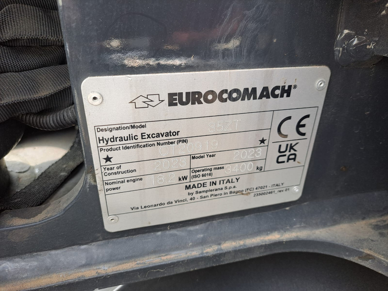 EUROCOMACH 35ZT - Rupsgraafmachine: afbeelding 5 EUROCOMACH 35ZT - Rupsgraafmachine: afbeelding 5
