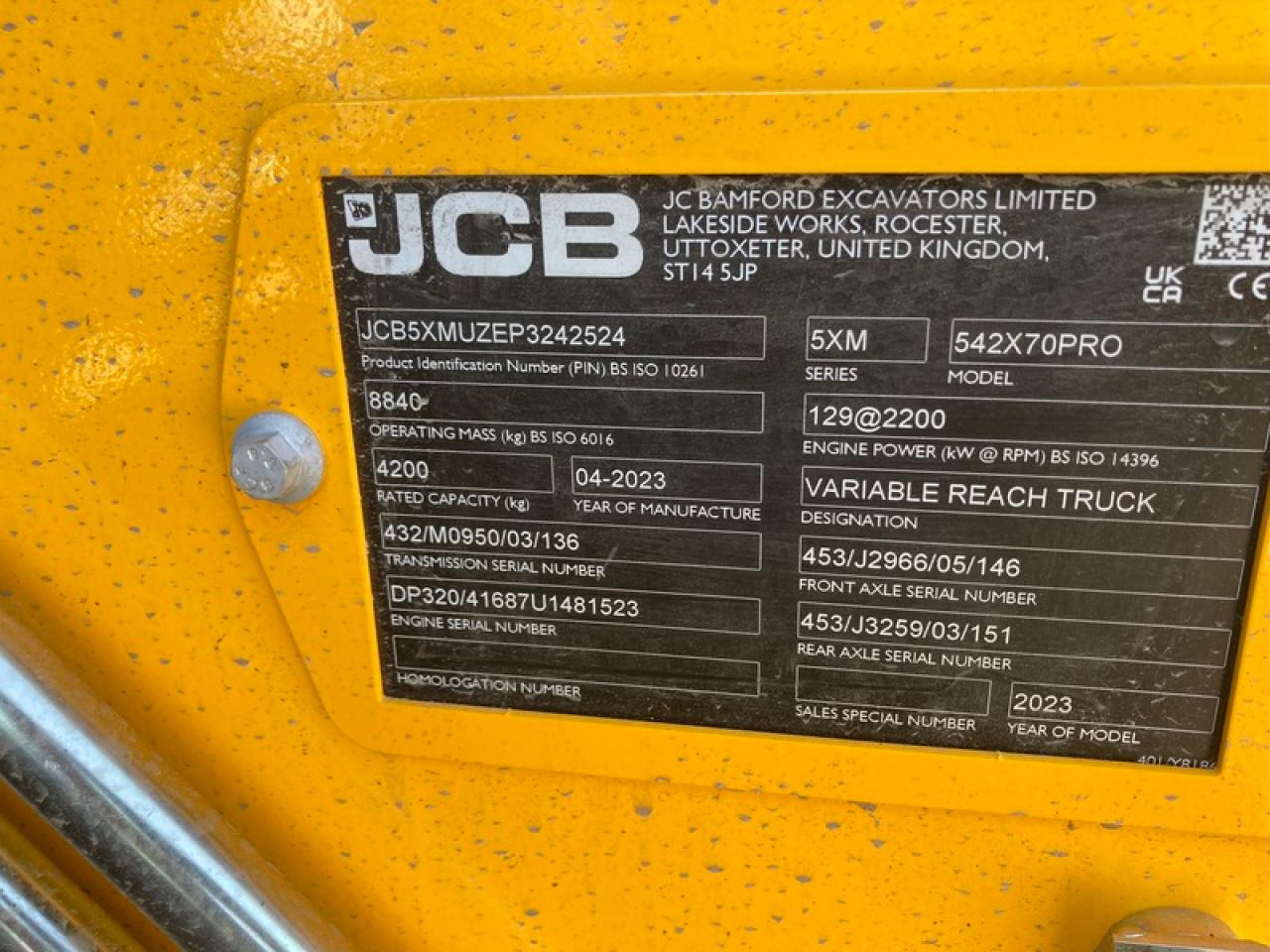 JCB 542-70 AGRI PROAKTION - Verreiker: afbeelding 5 JCB 542-70 AGRI PROAKTION - Verreiker: afbeelding 5