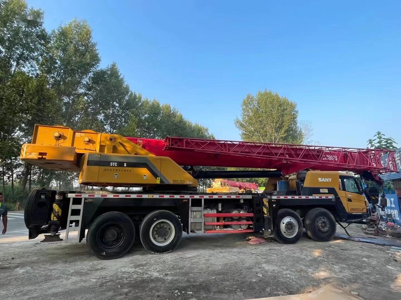 Sany Used Sany STC800 Original 80 Ton Mobile Crane Truck Truck Mounte - Mobiele kraan: afbeelding 4 Sany Used Sany STC800 Original 80 Ton Mobile Crane Truck Truck Mounte - Mobiele kraan: afbeelding 4