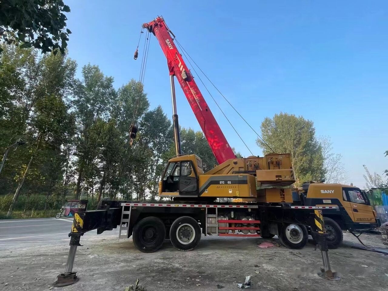 Sany Used Sany STC800 Original 80 Ton Mobile Crane Truck Truck Mounte - Mobiele kraan: afbeelding 3 Sany Used Sany STC800 Original 80 Ton Mobile Crane Truck Truck Mounte - Mobiele kraan: afbeelding 3