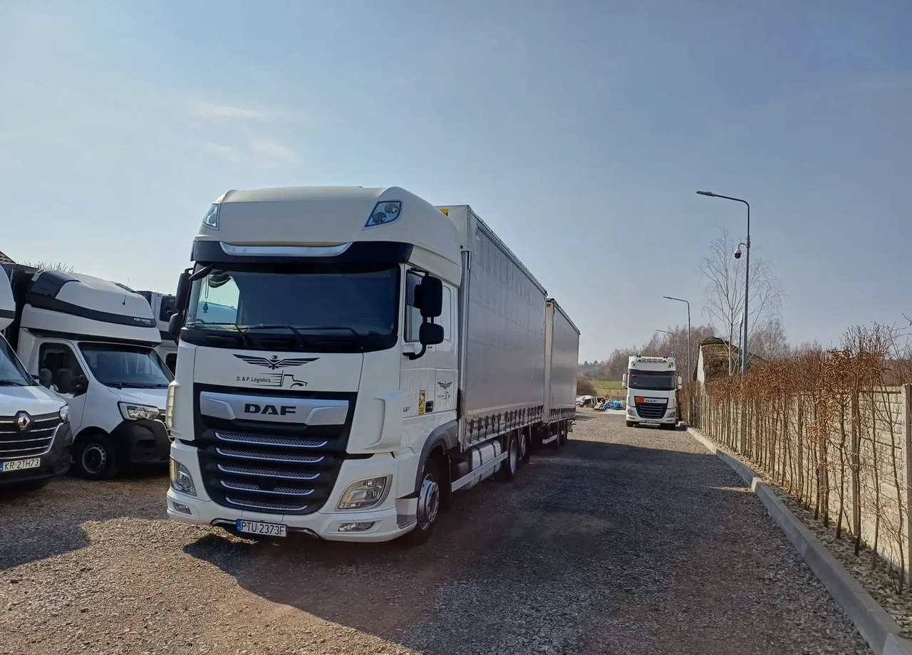 DAF XF 480 SUPER SPACE CAB / ZESTAW TANDEM PRZEJAZDOWY 120m3 - Schuifzeilen vrachtwagen: afbeelding 2 DAF XF 480 SUPER SPACE CAB / ZESTAW TANDEM PRZEJAZDOWY 120m3 - Schuifzeilen vrachtwagen: afbeelding 2