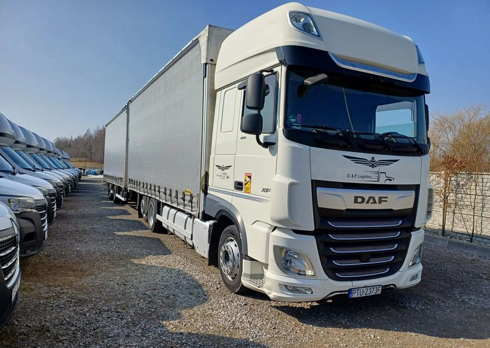 DAF XF 480 SUPER SPACE CAB / ZESTAW TANDEM PRZEJAZDOWY 120m3 - Schuifzeilen vrachtwagen: afbeelding 2 DAF XF 480 SUPER SPACE CAB / ZESTAW TANDEM PRZEJAZDOWY 120m3 - Schuifzeilen vrachtwagen: afbeelding 2