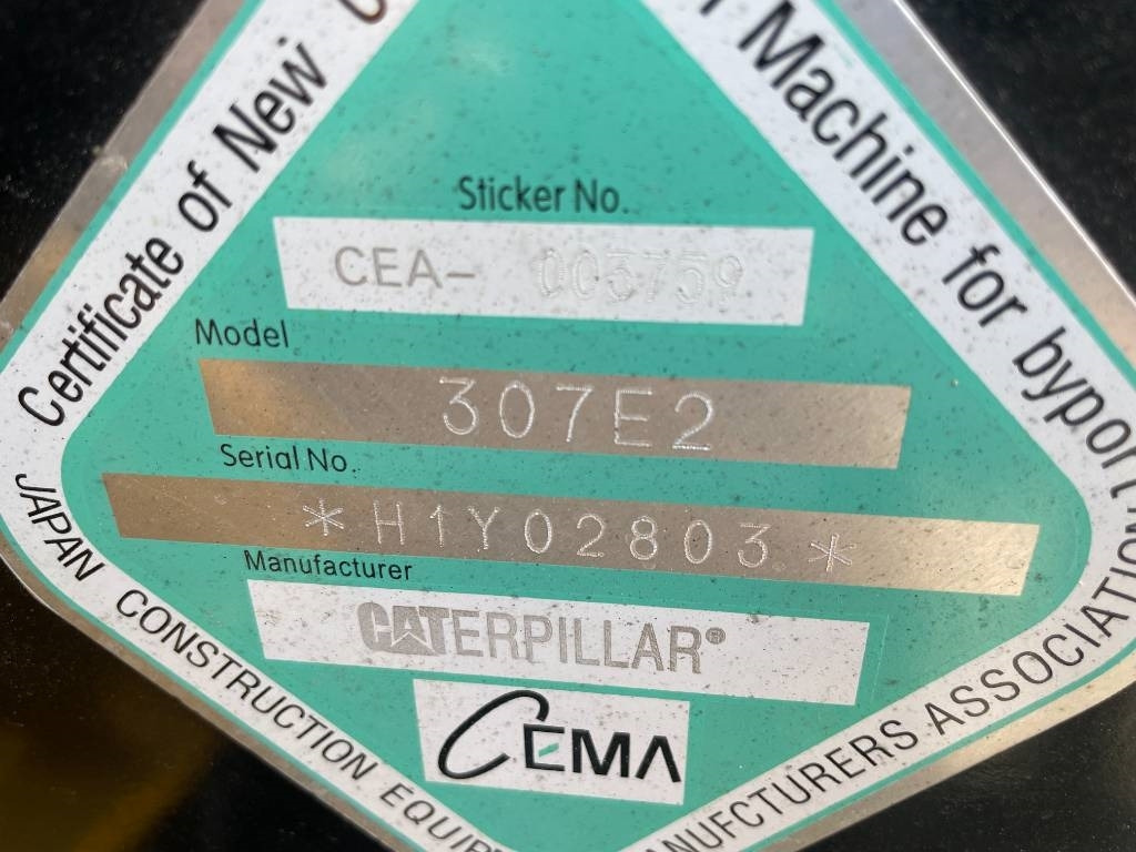 CAT 307 - Minigraafmachine: afbeelding 5 CAT 307 - Minigraafmachine: afbeelding 5