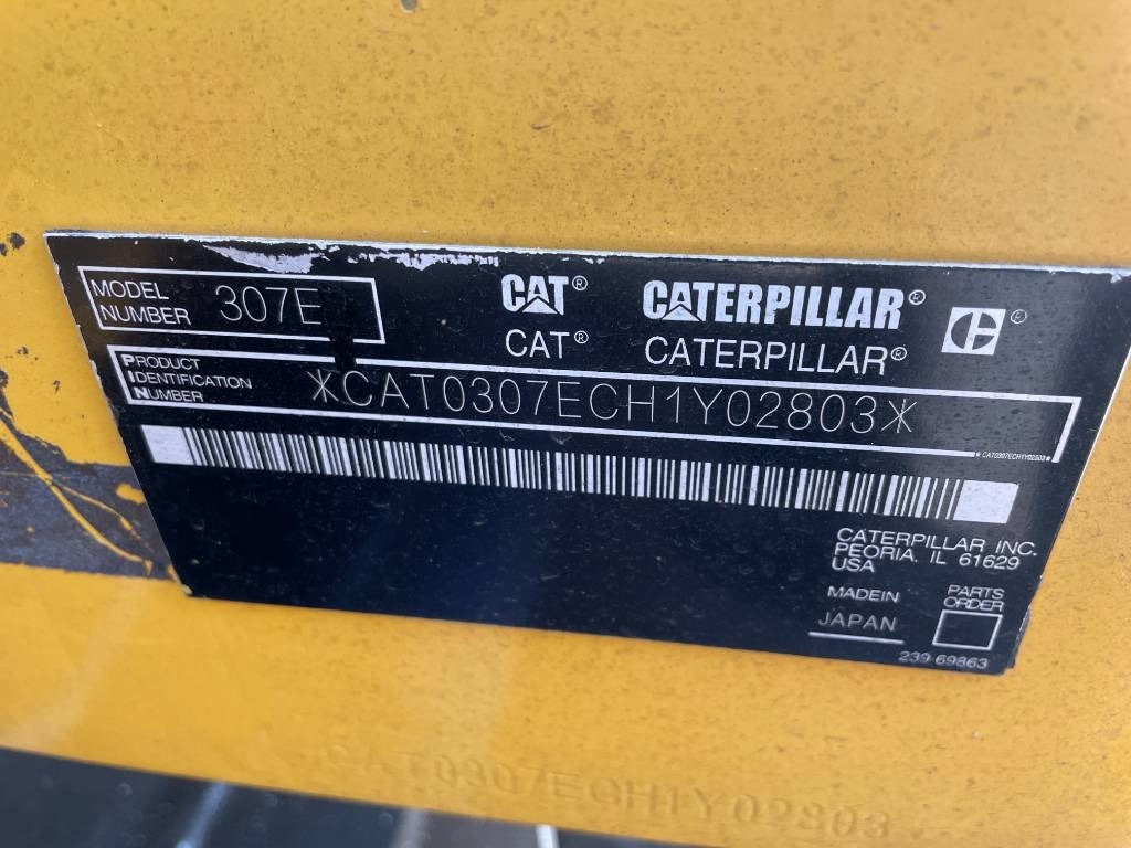 CAT 307 - Minigraafmachine: afbeelding 3 CAT 307 - Minigraafmachine: afbeelding 3
