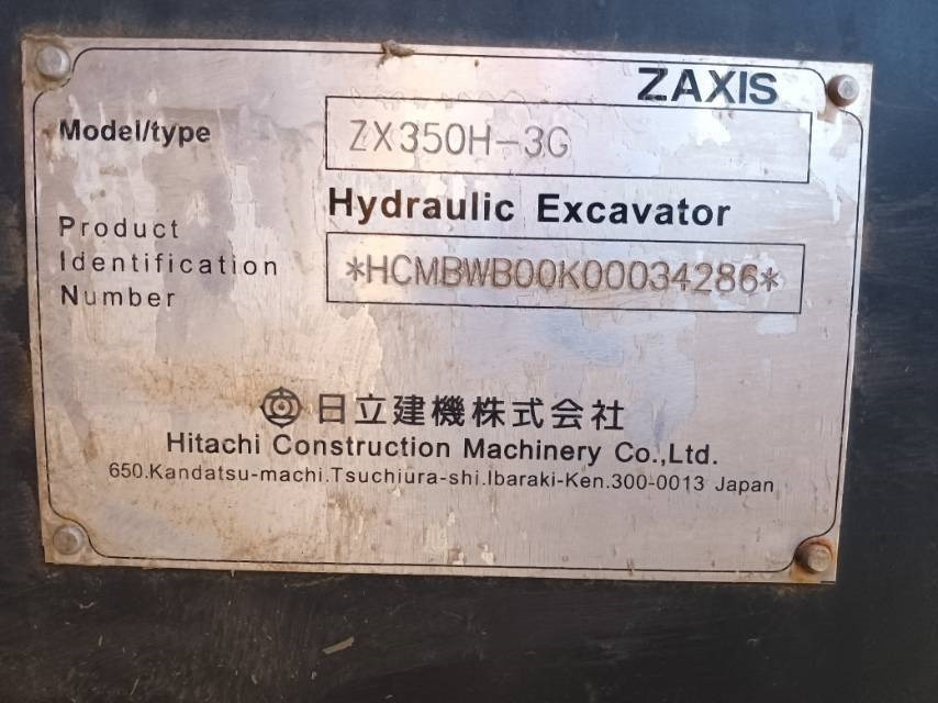 Hitachi ZX 350 - Rupsgraafmachine: afbeelding 5 Hitachi ZX 350 - Rupsgraafmachine: afbeelding 5
