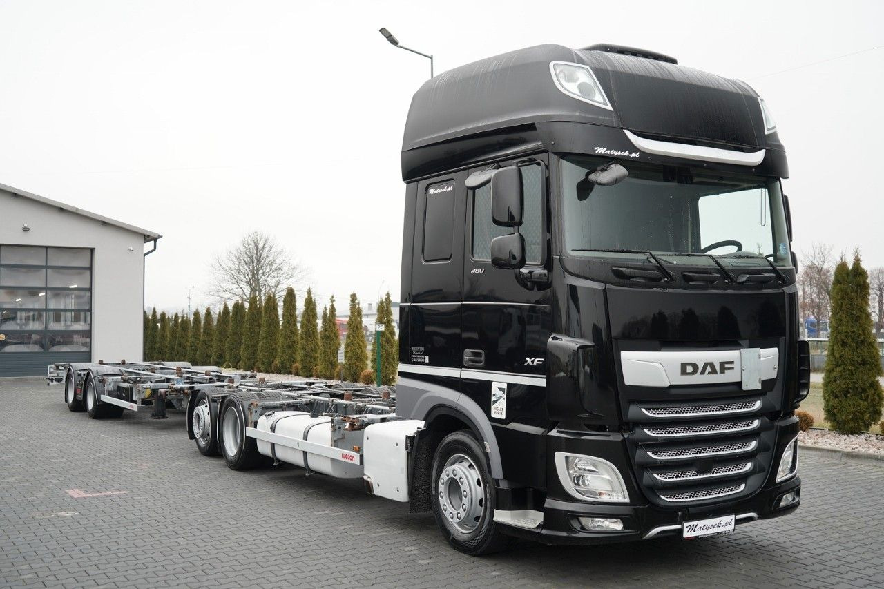 DAF XF 480 / BDF / 6X2 / ZESTAW TANDEM / SSC / I-PAR - Containertransporter/ Wissellaadbak vrachtwagen: afbeelding 2 DAF XF 480 / BDF / 6X2 / ZESTAW TANDEM / SSC / I-PAR - Containertransporter/ Wissellaadbak vrachtwagen: afbeelding 2