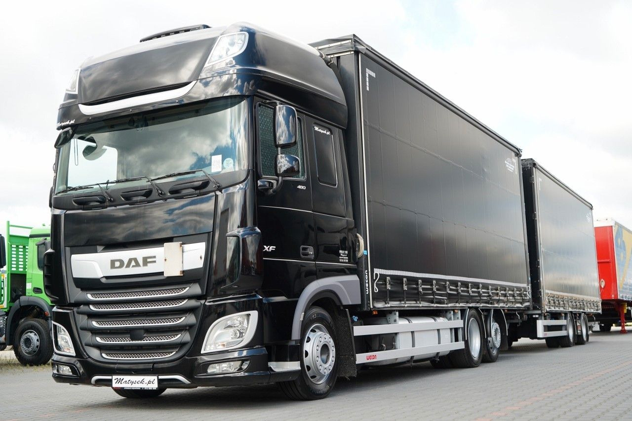 DAF XF 480 / I PARK-COOL / ZESTAW TANDEM / 120 M3 / - Schuifzeilen vrachtwagen: afbeelding 2 DAF XF 480 / I PARK-COOL / ZESTAW TANDEM / 120 M3 / - Schuifzeilen vrachtwagen: afbeelding 2