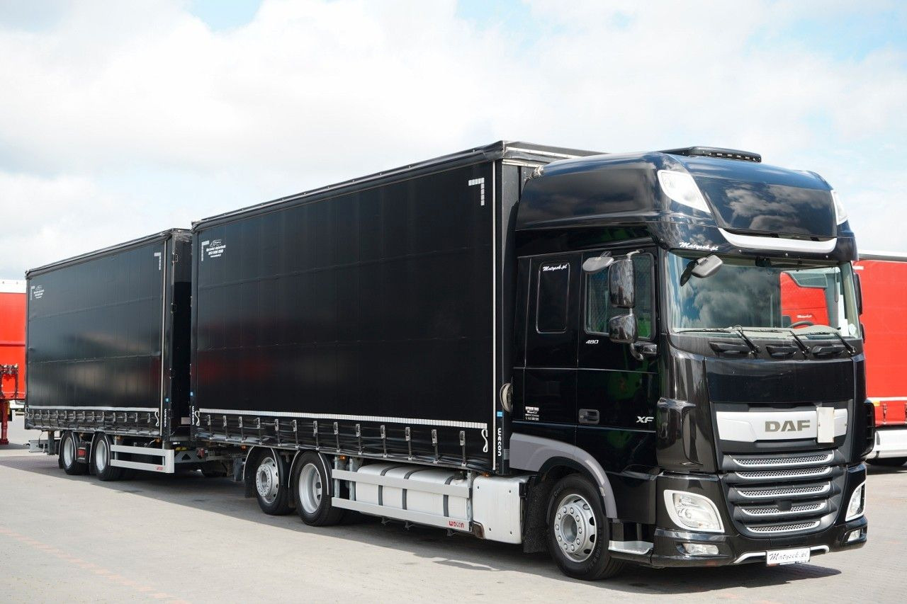 DAF XF 480 / I PARK-COOL / ZESTAW TANDEM / 120 M3 / - Schuifzeilen vrachtwagen: afbeelding 1 DAF XF 480 / I PARK-COOL / ZESTAW TANDEM / 120 M3 / - Schuifzeilen vrachtwagen: afbeelding 1