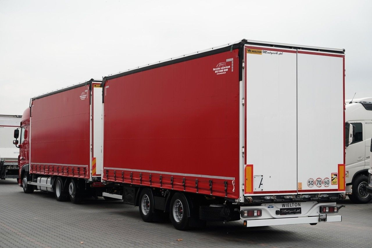 DAF XF 480 / ZESTAW TANDEM / 120 M3 / PRZEJAZDOWY / - Schuifzeilen vrachtwagen: afbeelding 2 DAF XF 480 / ZESTAW TANDEM / 120 M3 / PRZEJAZDOWY / - Schuifzeilen vrachtwagen: afbeelding 2