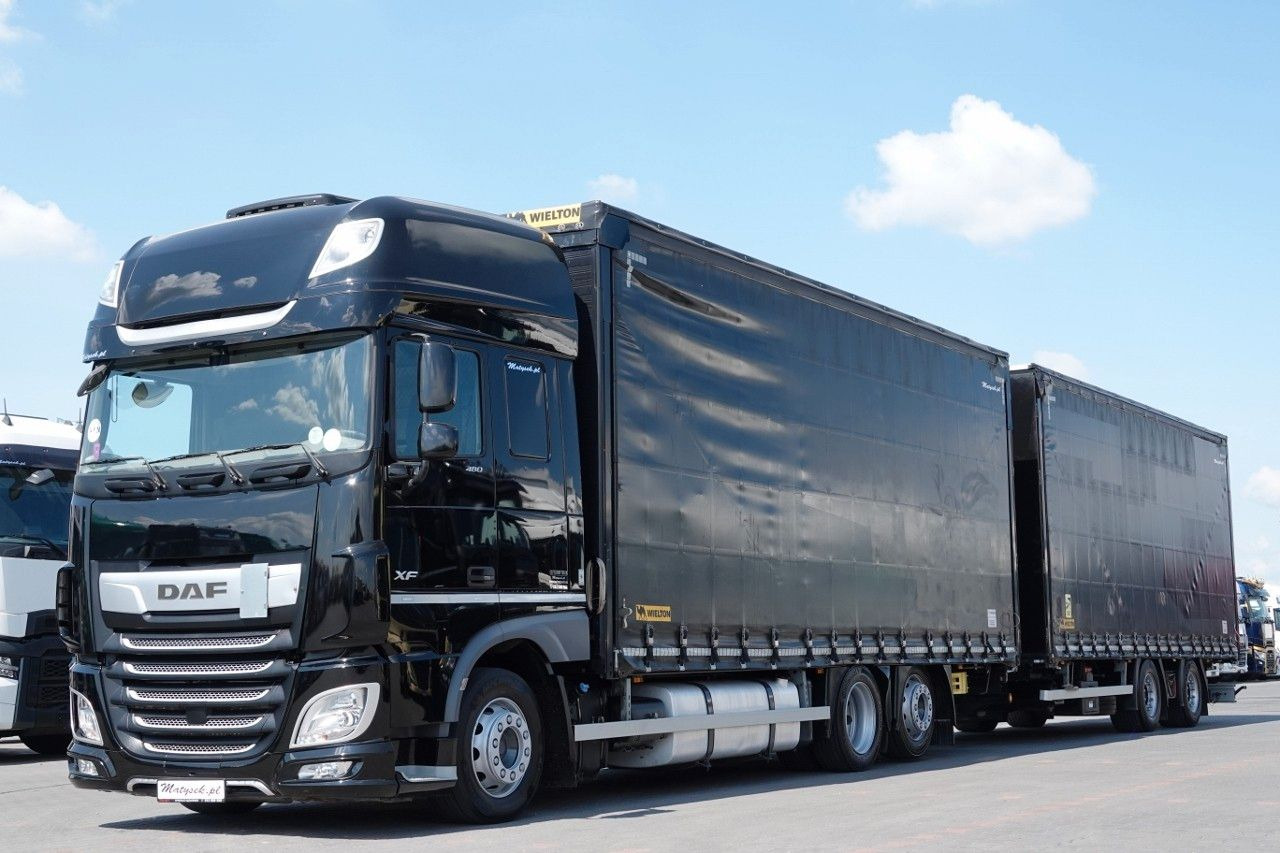 DAF XF 480 / ZESTAW TANDEM / 120 M3 / PRZEJAZDOWY / - Schuifzeilen vrachtwagen: afbeelding 4 DAF XF 480 / ZESTAW TANDEM / 120 M3 / PRZEJAZDOWY / - Schuifzeilen vrachtwagen: afbeelding 4