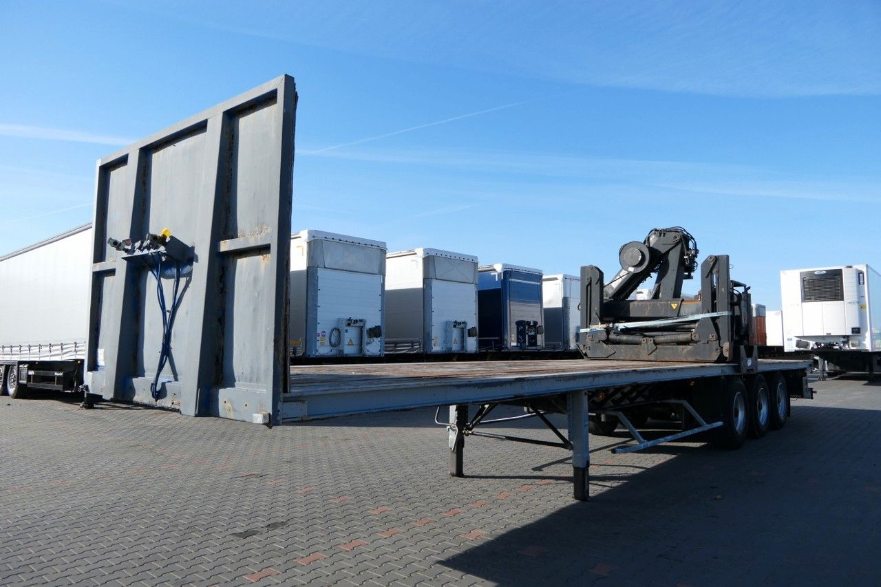 Kaiser PLATFORM/FOR BUILDING/CRANE HIAB /STRONG-FLOOR - Open bak met boorden oplegger: afbeelding 2 Kaiser PLATFORM/FOR BUILDING/CRANE HIAB /STRONG-FLOOR - Open bak met boorden oplegger: afbeelding 2