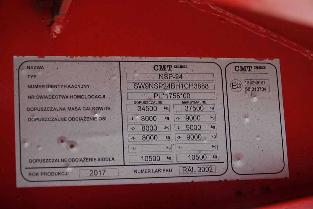 Leasing Kässbohrer NSP-24 / NACZEPA LAWETA / NISKOPODWOZIE / ROZCIĄ Kässbohrer NSP-24 / NACZEPA LAWETA / NISKOPODWOZIE / ROZCIĄ Kässbohrer NSP-24 / NACZEPA LAWETA / NISKOPODWOZIE / ROZCIĄ Kässbohrer NSP-24 / NACZEPA LAWETA / NISKOPODWOZIE / ROZCIĄ: afbeelding 19