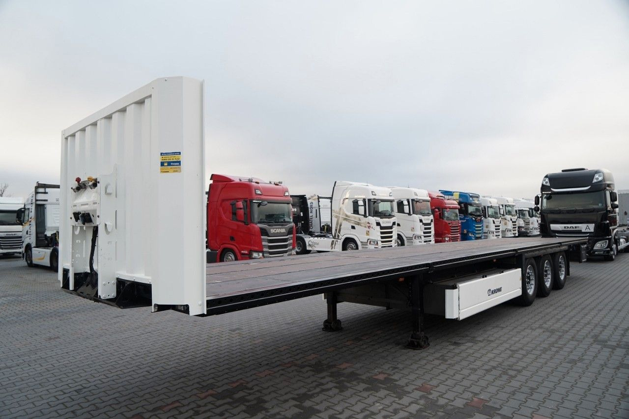 Krone NACZEPA PLATFORMA / OŚ PODNOSZONA / KOSZ NA PAL - Open bak met boorden oplegger: afbeelding 3 Krone NACZEPA PLATFORMA / OŚ PODNOSZONA / KOSZ NA PAL - Open bak met boorden oplegger: afbeelding 3