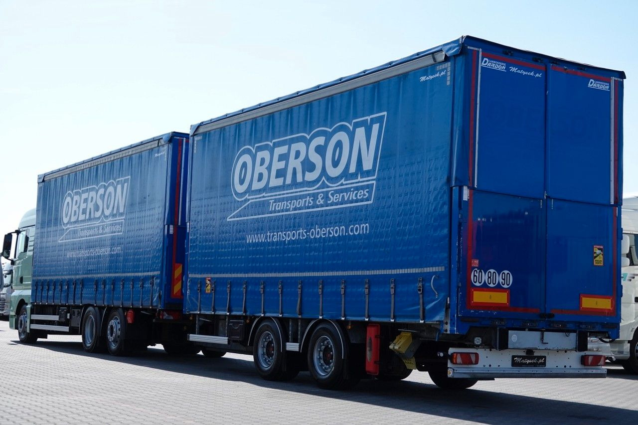 MAN TGX 26.460 / ZESTAW TANDEM PRZEJAZDOWY / 120 M3 - Schuifzeilen vrachtwagen: afbeelding 3 MAN TGX 26.460 / ZESTAW TANDEM PRZEJAZDOWY / 120 M3 - Schuifzeilen vrachtwagen: afbeelding 3