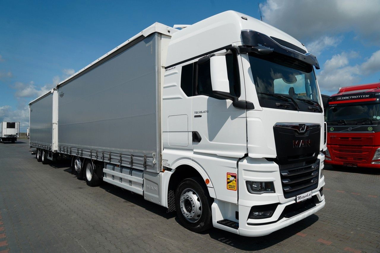 MAN TGX 26.470 / ZESTAW TANDEM 120 M3 / PRZEJAZDOWY - Schuifzeilen vrachtwagen: afbeelding 5 MAN TGX 26.470 / ZESTAW TANDEM 120 M3 / PRZEJAZDOWY - Schuifzeilen vrachtwagen: afbeelding 5