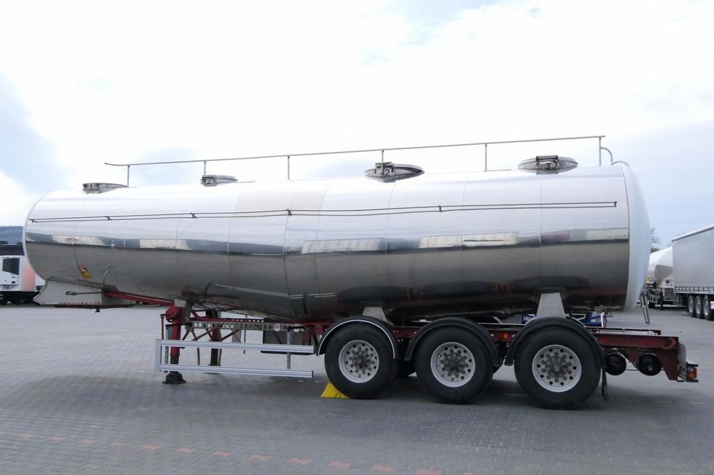 Menci ETA / FOOD LIQUID TANK TRAILER/32000 L/ 4 CHAMBE - Tankoplegger: afbeelding 3 Menci ETA / FOOD LIQUID TANK TRAILER/32000 L/ 4 CHAMBE - Tankoplegger: afbeelding 3