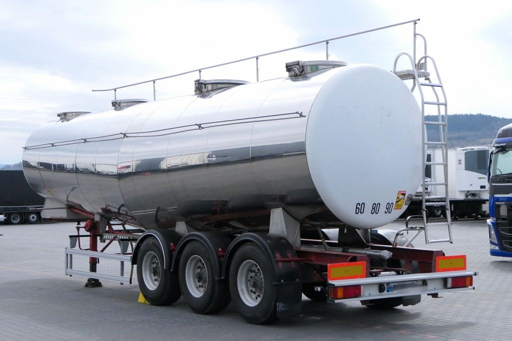 Menci ETA / FOOD LIQUID TANK TRAILER/32000 L/ 4 CHAMBE - Tankoplegger: afbeelding 5 Menci ETA / FOOD LIQUID TANK TRAILER/32000 L/ 4 CHAMBE - Tankoplegger: afbeelding 5