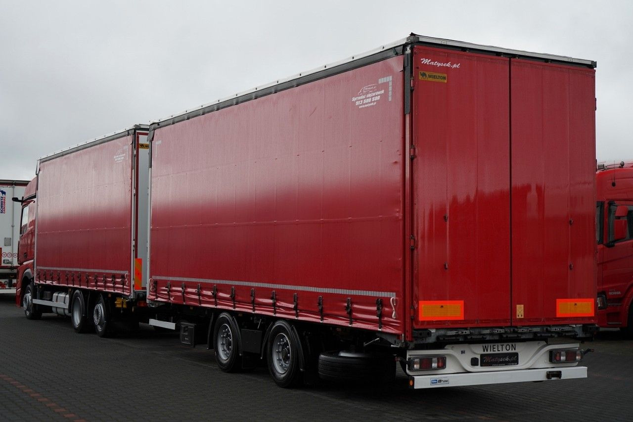 Mercedes-Benz ACTROS 2545 / ZESTAW TANDEM 120 M3 / PRZEJAZDOWY - Schuifzeilen vrachtwagen: afbeelding 2 Mercedes-Benz ACTROS 2545 / ZESTAW TANDEM 120 M3 / PRZEJAZDOWY - Schuifzeilen vrachtwagen: afbeelding 2