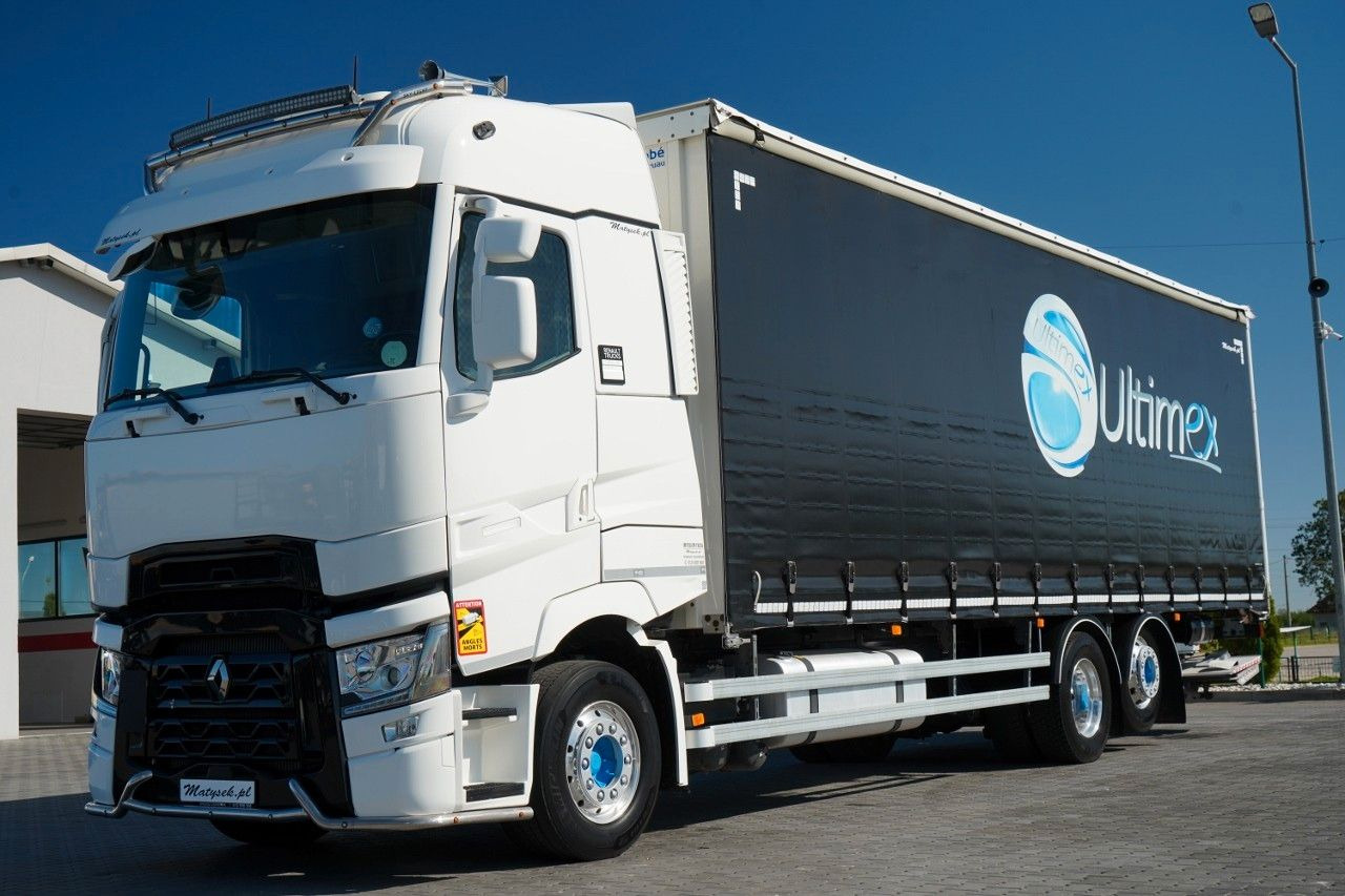 Renault T 440 / 6X2 / SOLÓWKA / FIRANKA 9.5 M / I-PARK - Schuifzeilen vrachtwagen: afbeelding 1 Renault T 440 / 6X2 / SOLÓWKA / FIRANKA 9.5 M / I-PARK - Schuifzeilen vrachtwagen: afbeelding 1