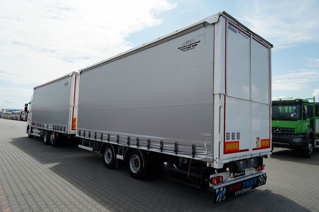 Scania R 450 / ZESTAW TANDEM 120 M3 / PRZEJAZDOWY / OŚ - Schuifzeilen vrachtwagen: afbeelding 2 Scania R 450 / ZESTAW TANDEM 120 M3 / PRZEJAZDOWY / OŚ - Schuifzeilen vrachtwagen: afbeelding 2
