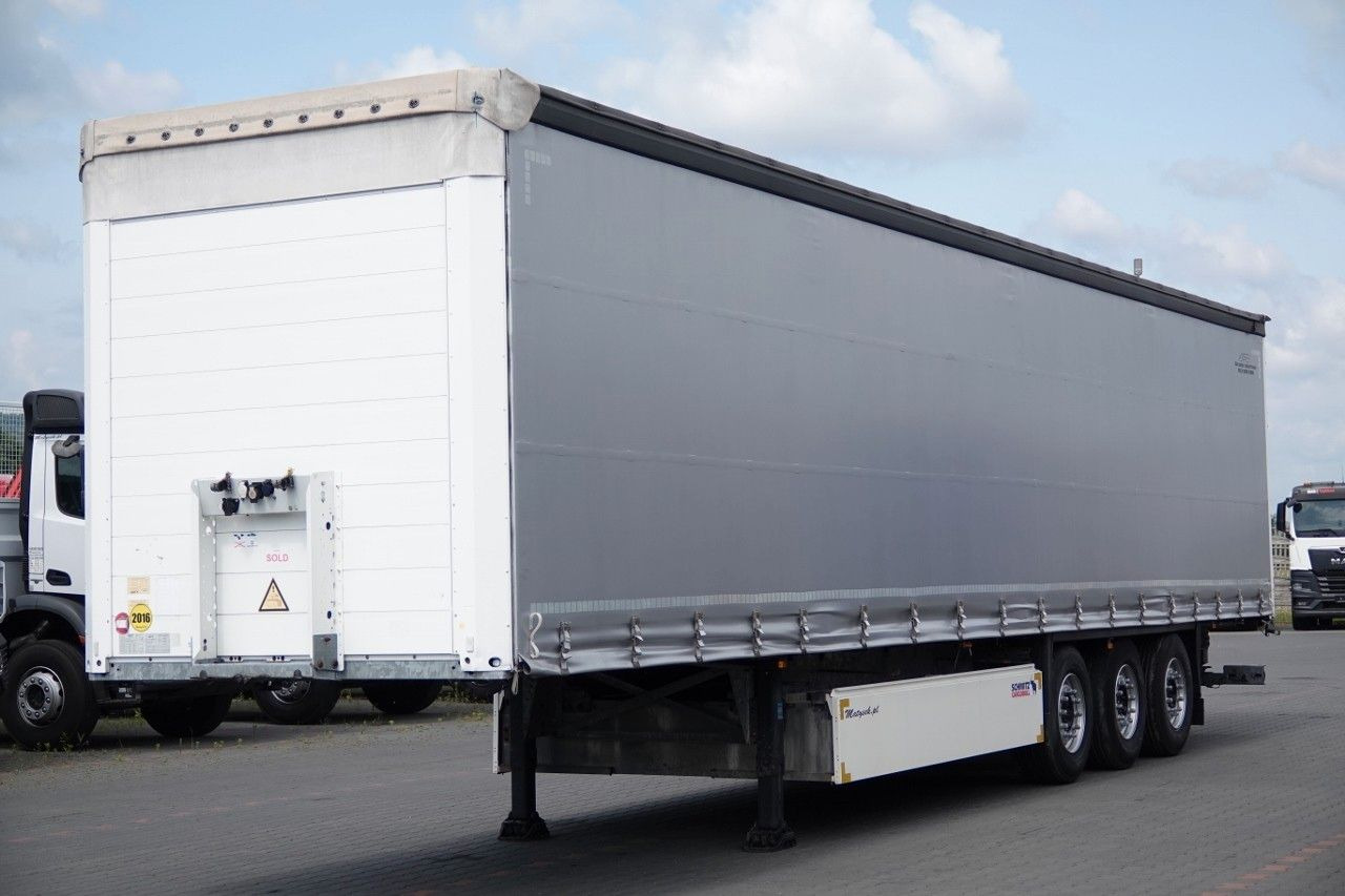 Schmitz Cargobull FIRANKA / STANDARD / OŚ PODNOSZONA / KOSZ NA PA - Schuifzeiloplegger: afbeelding 1 Schmitz Cargobull FIRANKA / STANDARD / OŚ PODNOSZONA / KOSZ NA PA - Schuifzeiloplegger: afbeelding 1