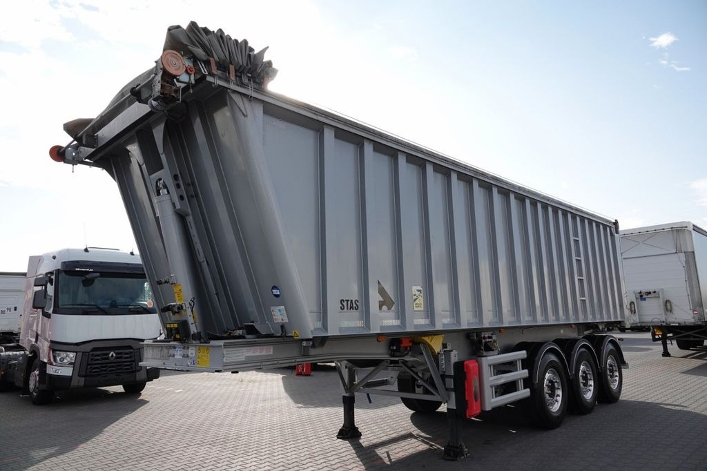 Stas WYWROTKA 40m3 / WAGA: 5800 KG / OŚ PODNOSZONA / - Schuifzeiloplegger: afbeelding 4 Stas WYWROTKA 40m3 / WAGA: 5800 KG / OŚ PODNOSZONA / - Schuifzeiloplegger: afbeelding 4