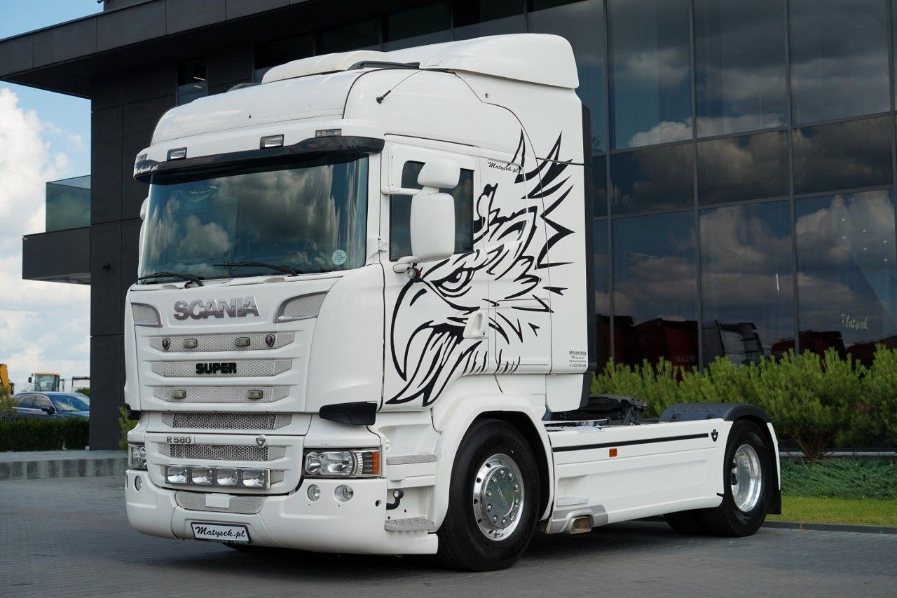 Scania R 580 / V8 / RETARDER / CAŁA NA PODUSZKACH - Trekker: afbeelding 2 Scania R 580 / V8 / RETARDER / CAŁA NA PODUSZKACH - Trekker: afbeelding 2