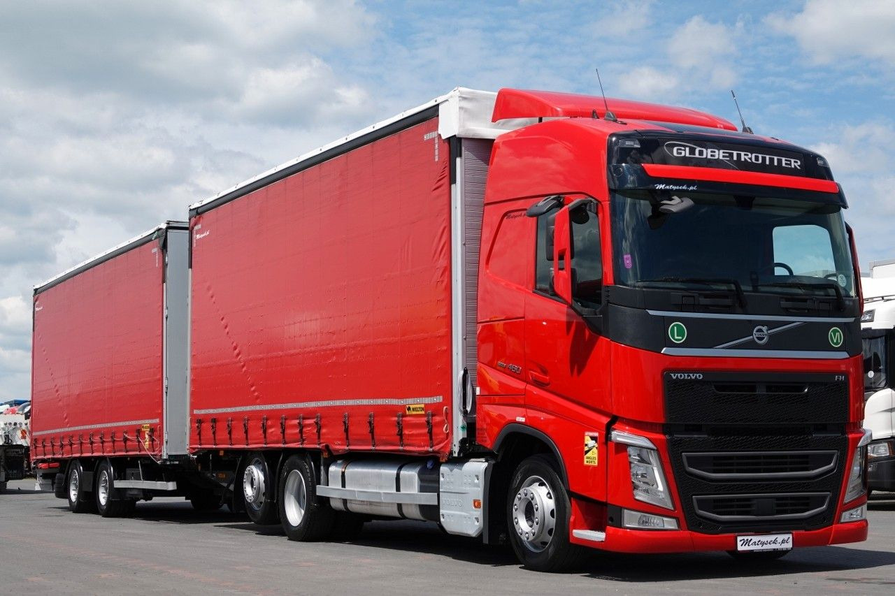 Volvo FH 460 / ZESTAW TANDEM 120 M3 / I-PARK COOL - Schuifzeilen vrachtwagen: afbeelding 1 Volvo FH 460 / ZESTAW TANDEM 120 M3 / I-PARK COOL - Schuifzeilen vrachtwagen: afbeelding 1