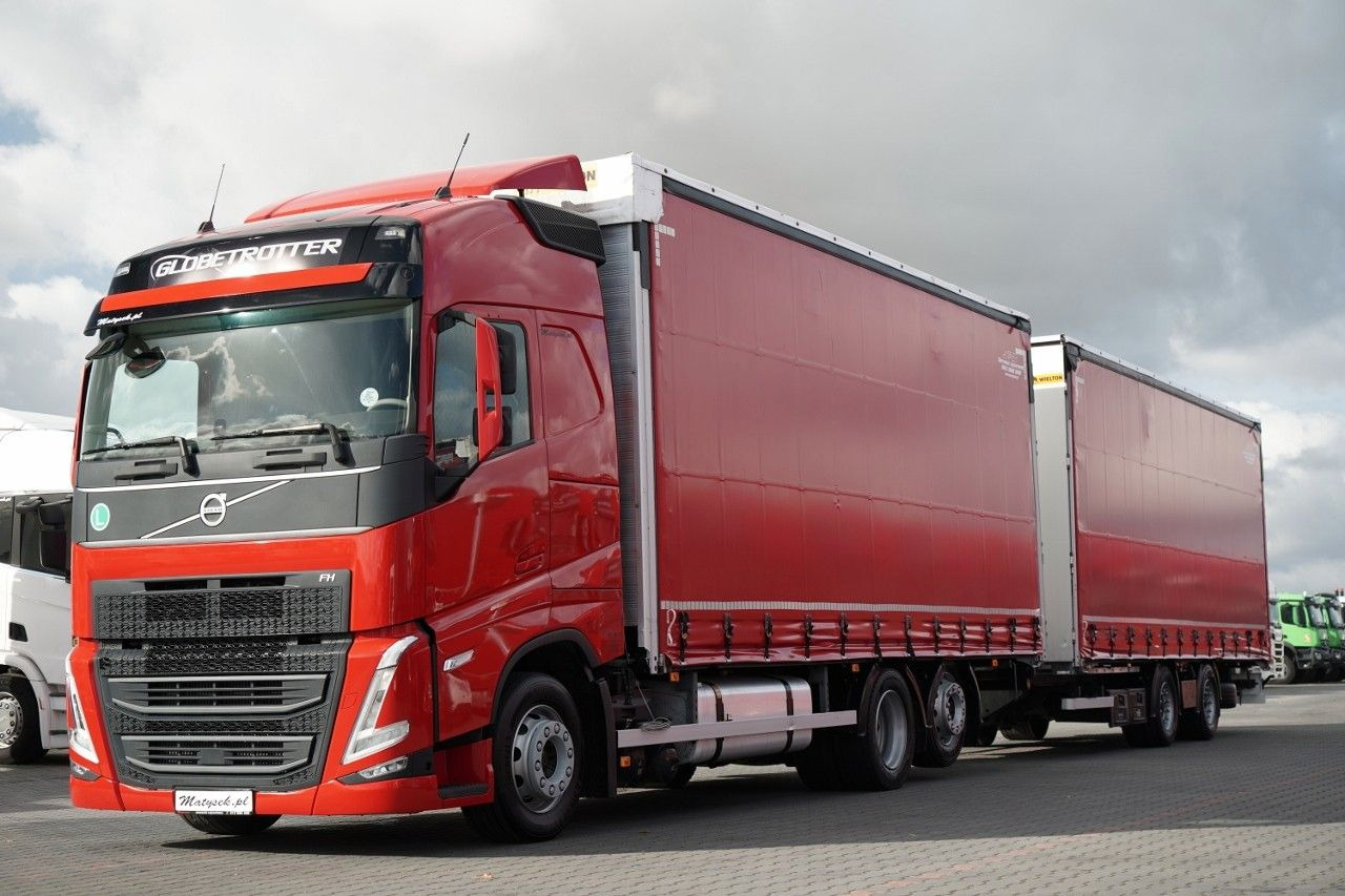 Volvo FH 460 / ZESTAW TANDEM / 120 M3 / PRZEJAZDOWY / - Schuifzeilen vrachtwagen: afbeelding 1 Volvo FH 460 / ZESTAW TANDEM / 120 M3 / PRZEJAZDOWY / - Schuifzeilen vrachtwagen: afbeelding 1