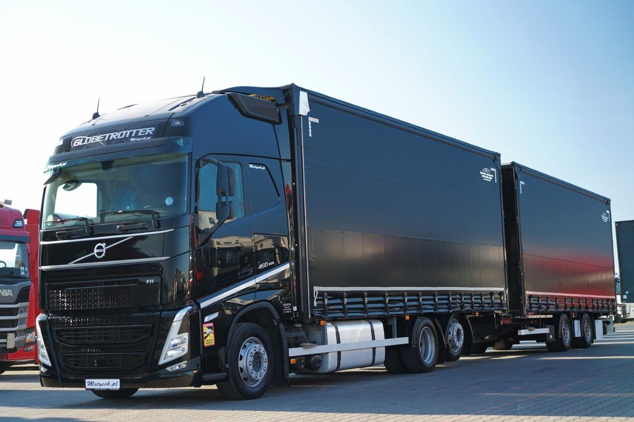 Volvo FH 460 / ZESTAW TANDEM / 120 M3 / PRZEJAZDOWY / - Schuifzeilen vrachtwagen: afbeelding 1 Volvo FH 460 / ZESTAW TANDEM / 120 M3 / PRZEJAZDOWY / - Schuifzeilen vrachtwagen: afbeelding 1