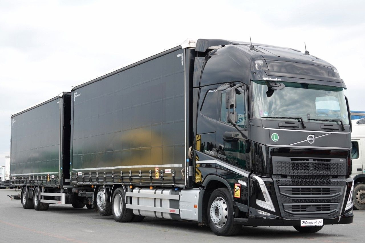 Volvo FH 500 / I-SAVE / XL / ZESTAW TANDEM PRZEJAZDOW - Schuifzeilen vrachtwagen: afbeelding 1 Volvo FH 500 / I-SAVE / XL / ZESTAW TANDEM PRZEJAZDOW - Schuifzeilen vrachtwagen: afbeelding 1