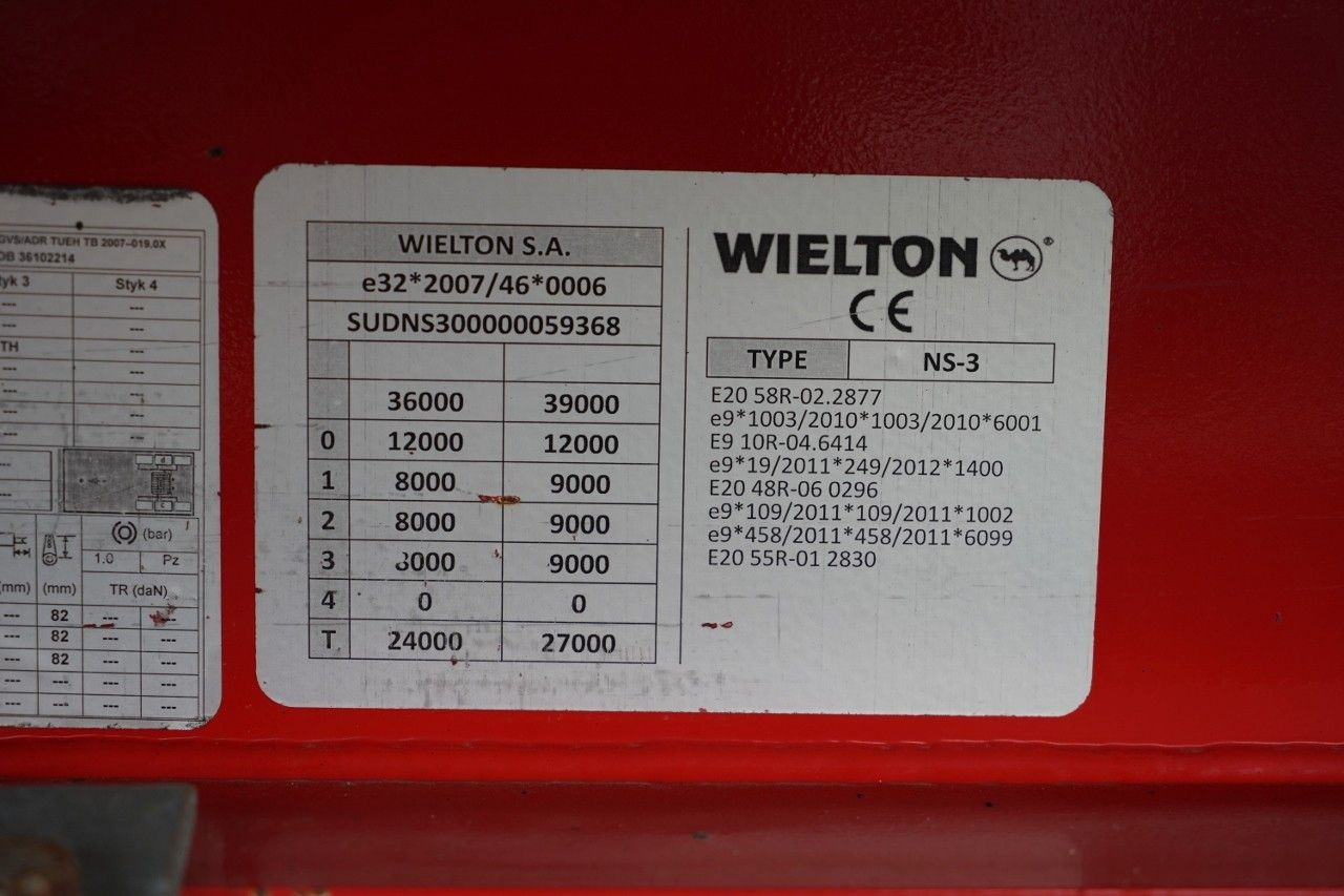 Schuifzeiloplegger Wielton FIRANKA STANDARD / MULDA DO STALI - 9 M / OŚ PO: afbeelding 29 Schuifzeiloplegger Wielton FIRANKA STANDARD / MULDA DO STALI - 9 M / OŚ PO: afbeelding 29