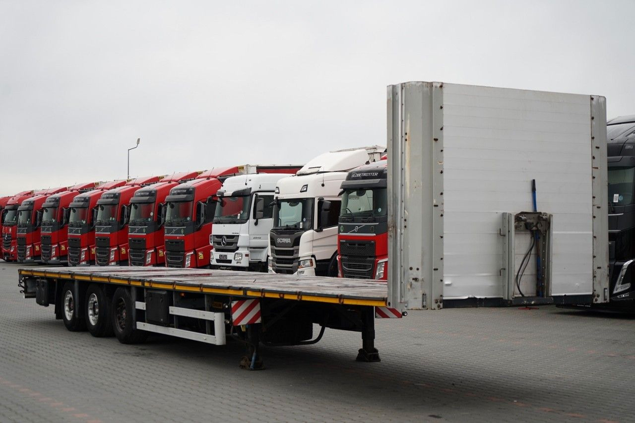 ZASŁAW PLATFORMA NISKOPODWOZIOWA + HAKI PODKONTENERY - Open bak met boorden oplegger: afbeelding 2 ZASŁAW PLATFORMA NISKOPODWOZIOWA + HAKI PODKONTENERY - Open bak met boorden oplegger: afbeelding 2