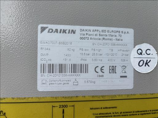 Daikin EWAT700T Chiller - Voedselverwerkende machine: afbeelding 5 Daikin EWAT700T Chiller - Voedselverwerkende machine: afbeelding 5