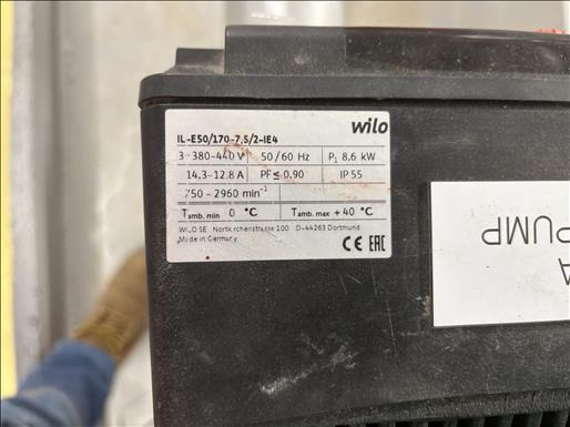 Wilo ILE50-170 Glanded centrifugal pump - Voedselverwerkende machine: afbeelding 4 Wilo ILE50-170 Glanded centrifugal pump - Voedselverwerkende machine: afbeelding 4