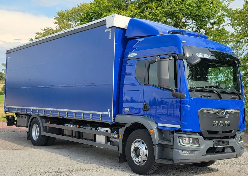 MAN TGM 18.320 / 18.290 / NOWY MODEL / E6 / 20PALET / 9200 ŁADOWNOŚĆ / SERWISOWANY / NISKI PRZEBIEG / WINDA / FIRANKA / SPROWADZONY / 2021 / NISKI PRZEBIEG /PIERWSZY WŁAŚCICIEL/ - Schuifzeilen vrachtwagen: afbeelding 1 MAN TGM 18.320 / 18.290 / NOWY MODEL / E6 / 20PALET / 9200 ŁADOWNOŚĆ / SERWISOWANY / NISKI PRZEBIEG / WINDA / FIRANKA / SPROWADZONY / 2021 / NISKI PRZEBIEG /PIERWSZY WŁAŚCICIEL/ - Schuifzeilen vrachtwagen: afbeelding 1