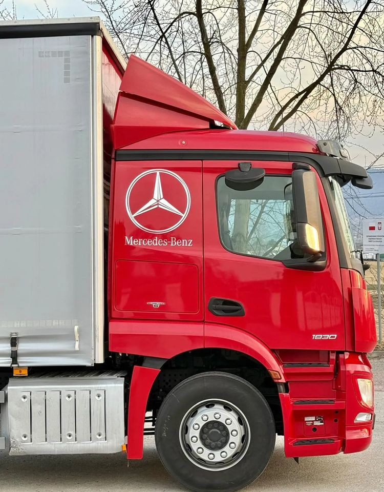 Schuifzeilen vrachtwagen Mercedes-Benz ACTROS 1830/1827/1832/FIRANKA/WINDA/18 EUROPALET/AUTOMAT/Z NIEMIEC/2017/DUŻA ŁADOWNOŚĆ: afbeelding 8