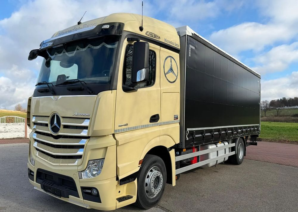 Mercedes-Benz ACTROS 1846 / FIRANKA / WINDA / 18 EUROPALET / AUTOMAT / Z NIEMIEC / 2019 / PRZEBIEG 370 TYŚ KM - Schuifzeilen vrachtwagen: afbeelding 2 Mercedes-Benz ACTROS 1846 / FIRANKA / WINDA / 18 EUROPALET / AUTOMAT / Z NIEMIEC / 2019 / PRZEBIEG 370 TYŚ KM - Schuifzeilen vrachtwagen: afbeelding 2