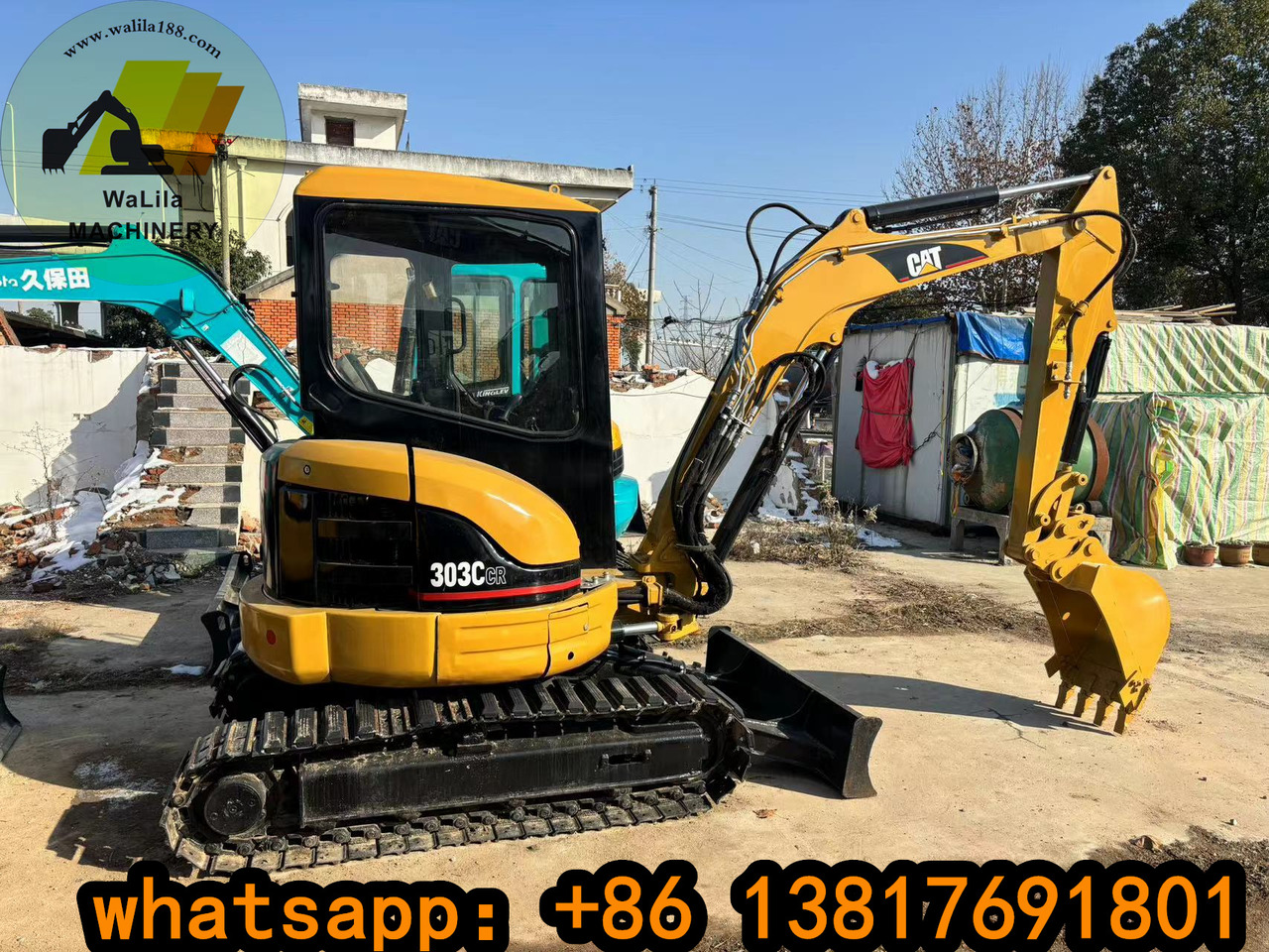 CATERPILLAR Caterpillar CAT303C Mini Excavator - Minigraafmachine: afbeelding 1 CATERPILLAR Caterpillar CAT303C Mini Excavator - Minigraafmachine: afbeelding 1