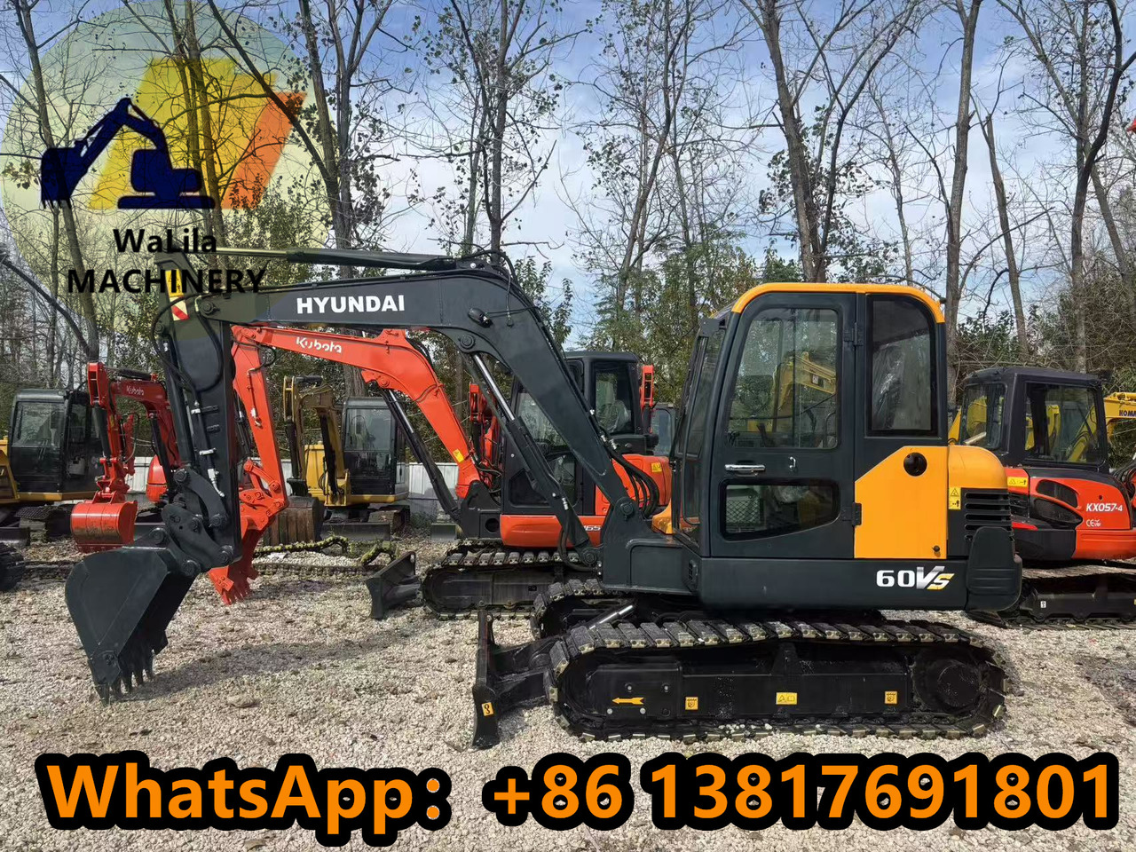 HYUNDAI R60-9VS - Minigraafmachine: afbeelding 1 HYUNDAI R60-9VS - Minigraafmachine: afbeelding 1