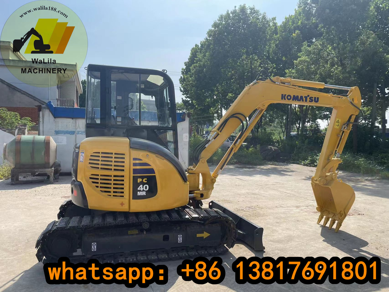 KOMATSU PC 40 MR-3 - Minigraafmachine: afbeelding 1 KOMATSU PC 40 MR-3 - Minigraafmachine: afbeelding 1