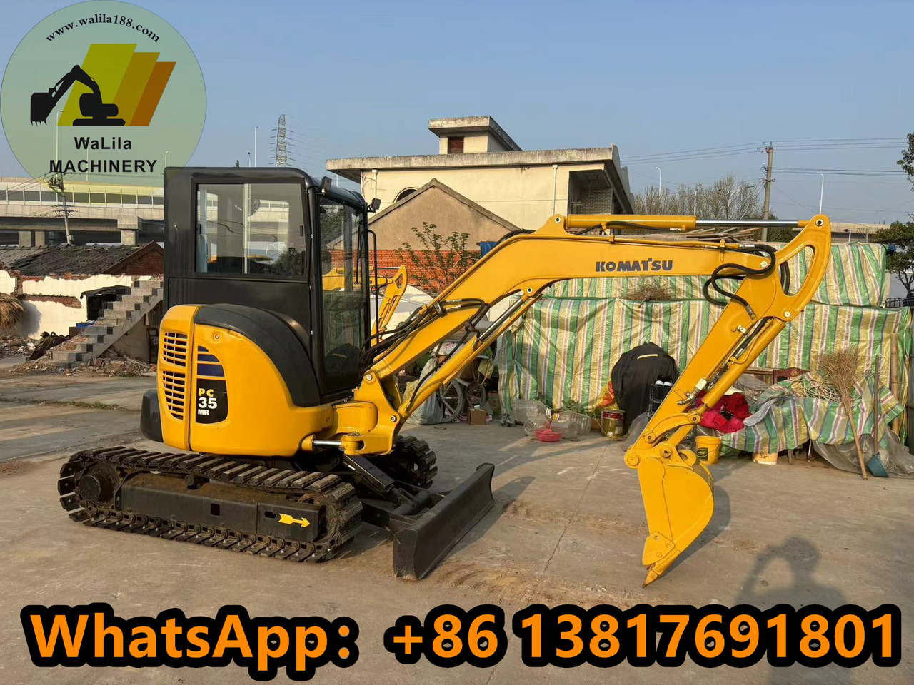 KOMATSU PC35MR - Minigraafmachine: afbeelding 1 KOMATSU PC35MR - Minigraafmachine: afbeelding 1
