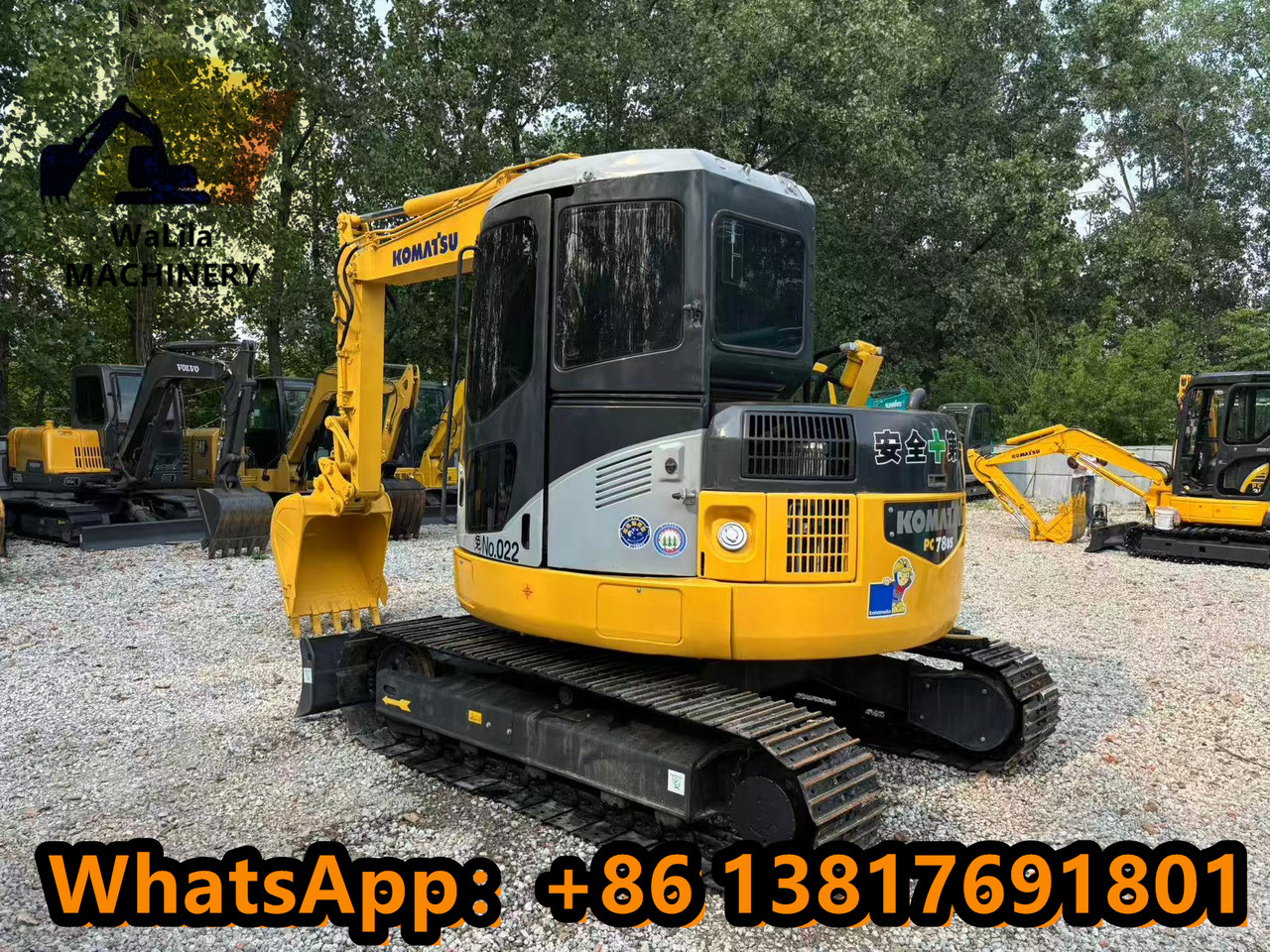 Minigraafmachine Komatsu 78US-6: afbeelding 7