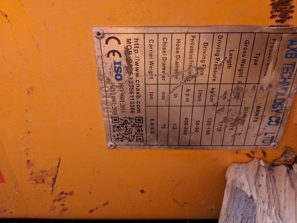 AXB BKR - Hydraulische hamer voor Bouwmachine: afbeelding 3 AXB BKR - Hydraulische hamer voor Bouwmachine: afbeelding 3