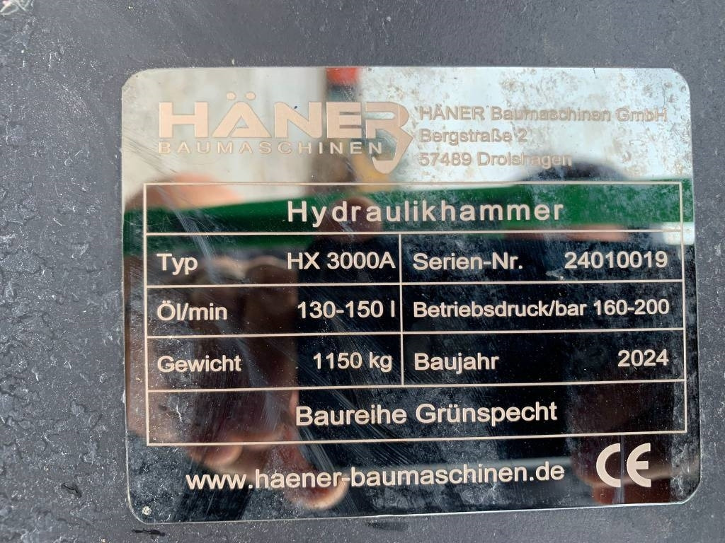 Haner HX3000A NEW - Hydraulische hamer voor Bouwmachine: afbeelding 4 Haner HX3000A NEW - Hydraulische hamer voor Bouwmachine: afbeelding 4