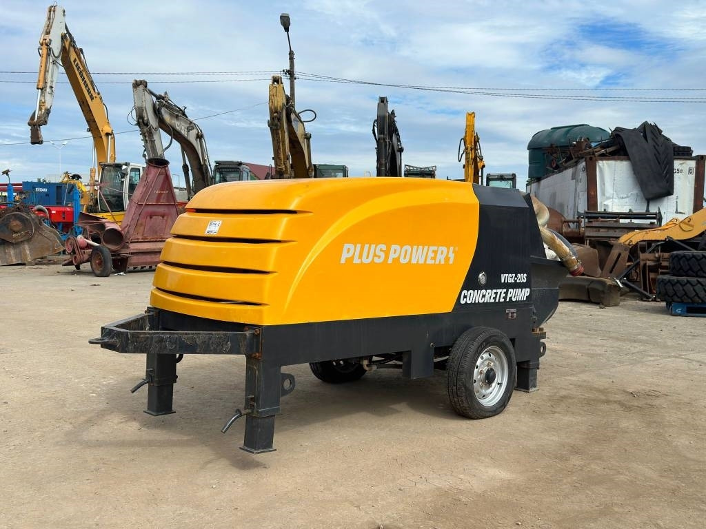 Plus Power VTGZ-20S - Kleine betonpomp: afbeelding 1 Plus Power VTGZ-20S - Kleine betonpomp: afbeelding 1