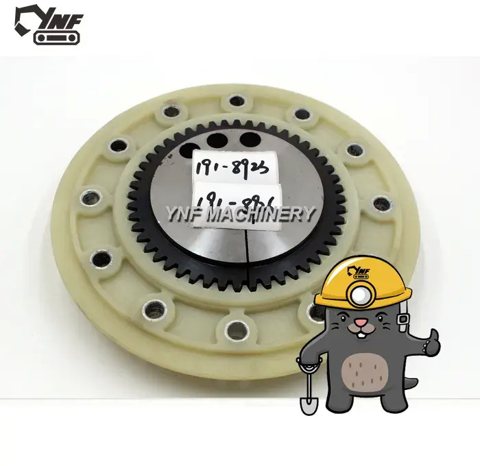 Koppeling en onderdelen 1918926 191-8926 for excavator pile parts flywheel nylon flange crankshaft coupling assembly: afbeelding 6