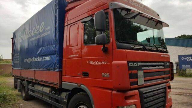 DAF 105-410 XF Plane Spriegel German Truck - Schuifzeilen vrachtwagen: afbeelding 1 DAF 105-410 XF Plane Spriegel German Truck - Schuifzeilen vrachtwagen: afbeelding 1